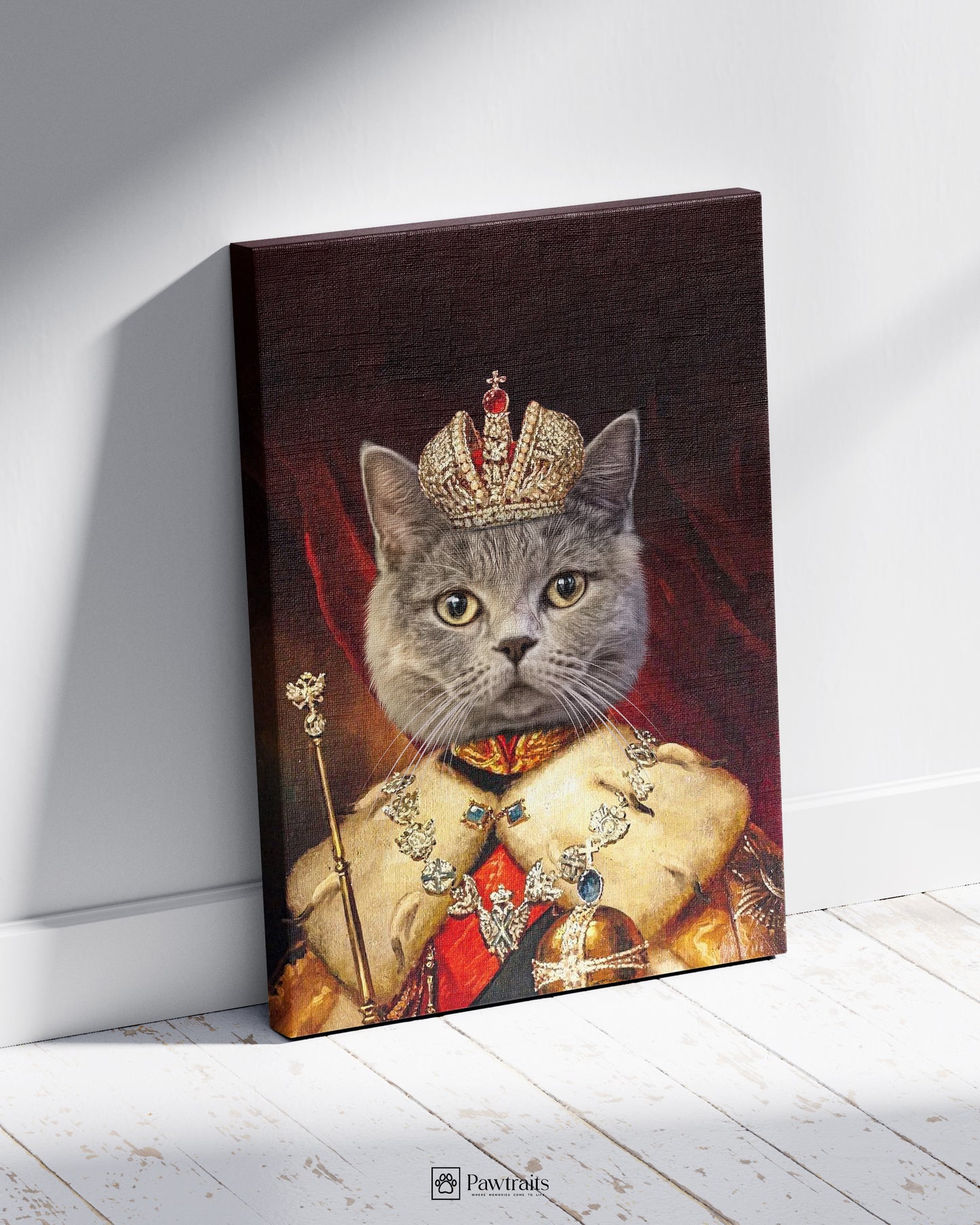 King Paw - Персонализиран портрет на канвас