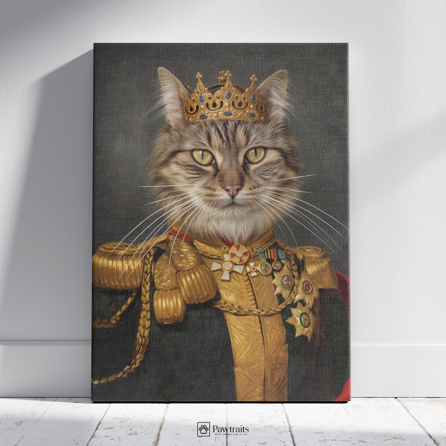 Royal Protector - Персонализиран портрет на канвас
