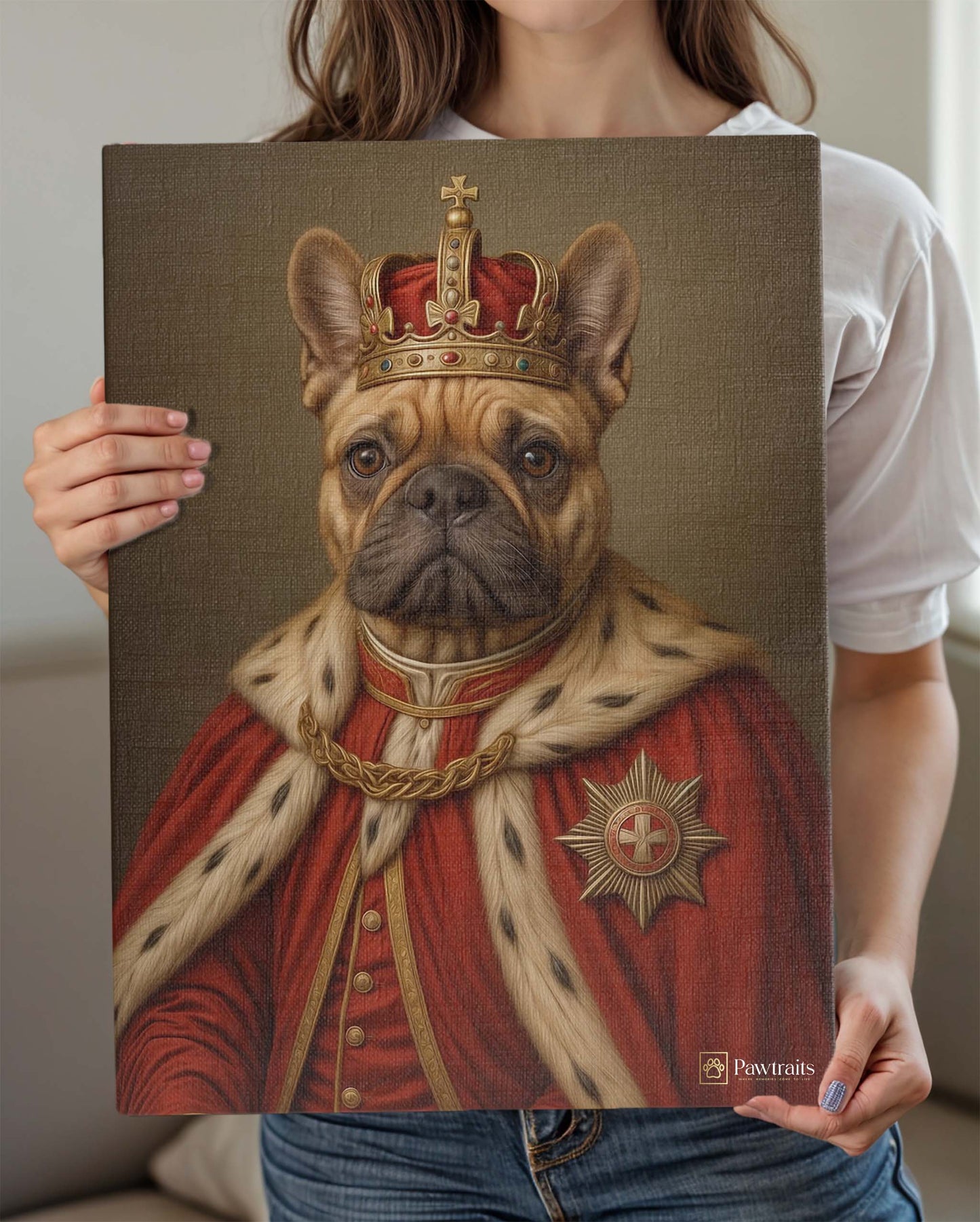King Bark - Персонализиран портрет на канвас