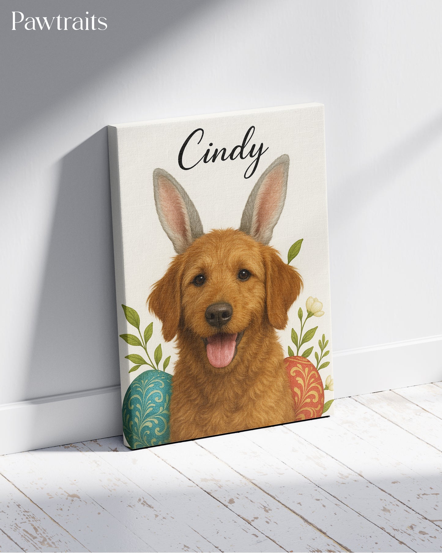 Easter Ears - Персонализиран портрет на канвас