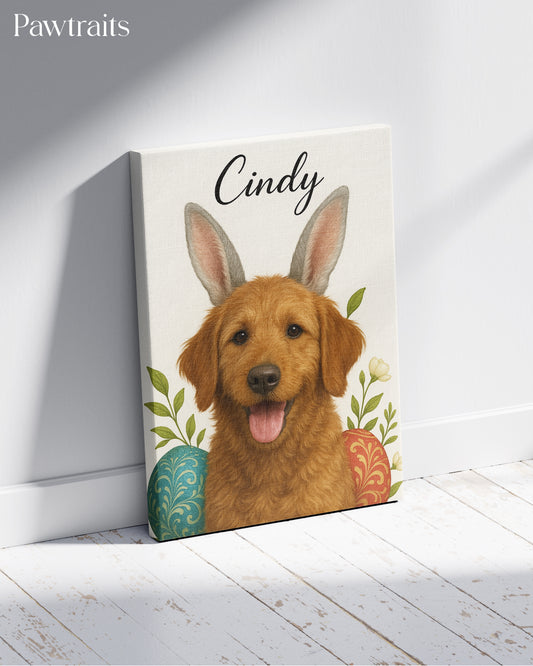 Easter Ears - Персонализиран портрет на канвас