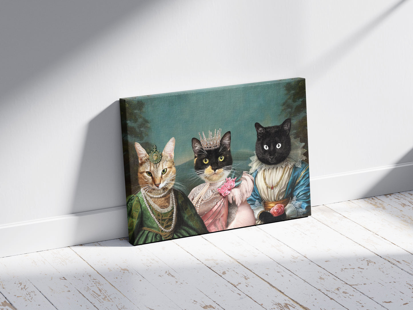 Three Royal Ladies - Персонализиран портрет за миленици