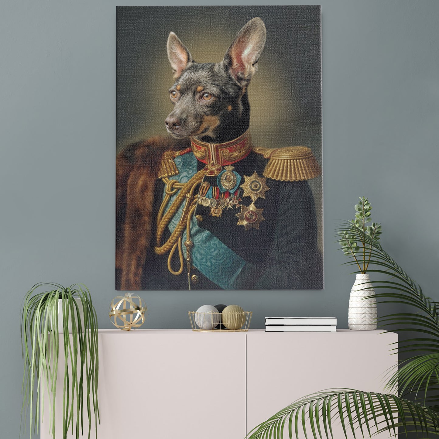 General Paw - Персонализиран портрет на канвас