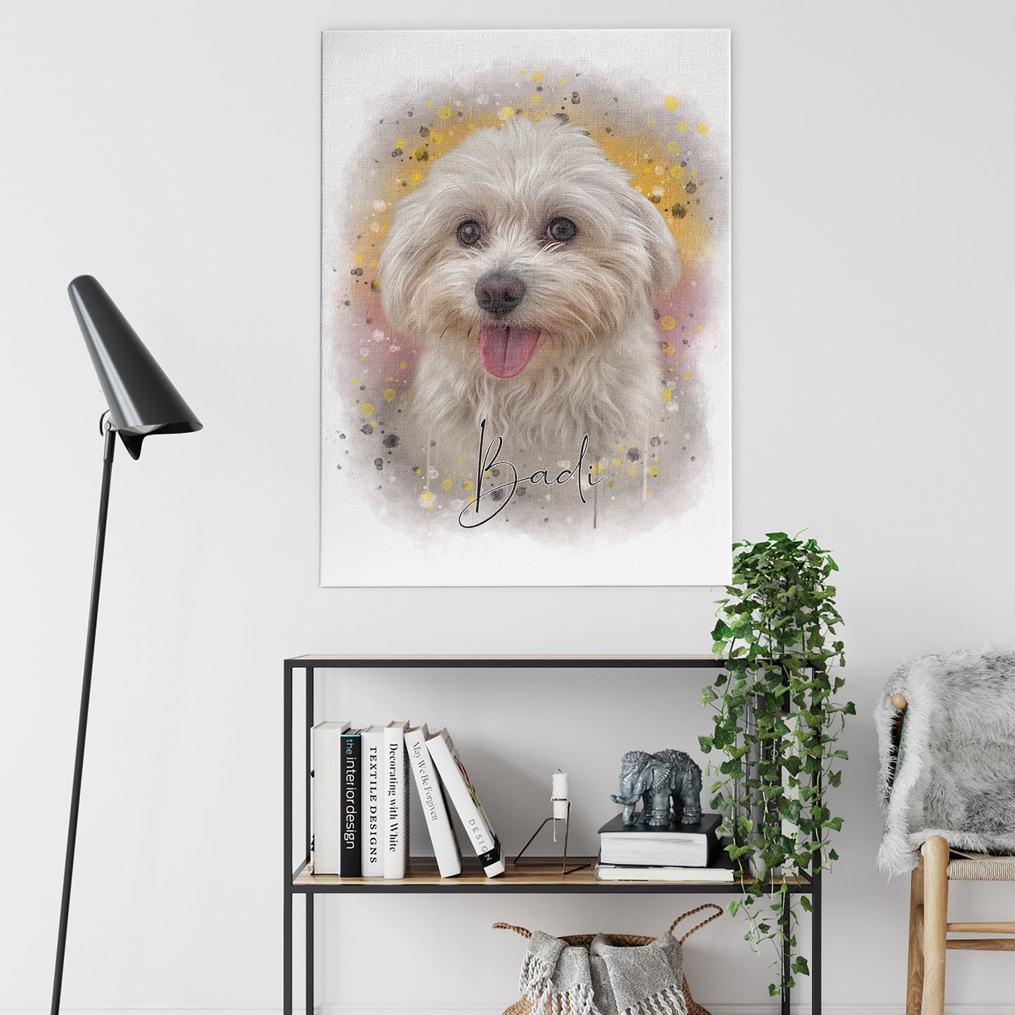 Watercolor - Персонализиран портрет на канвас