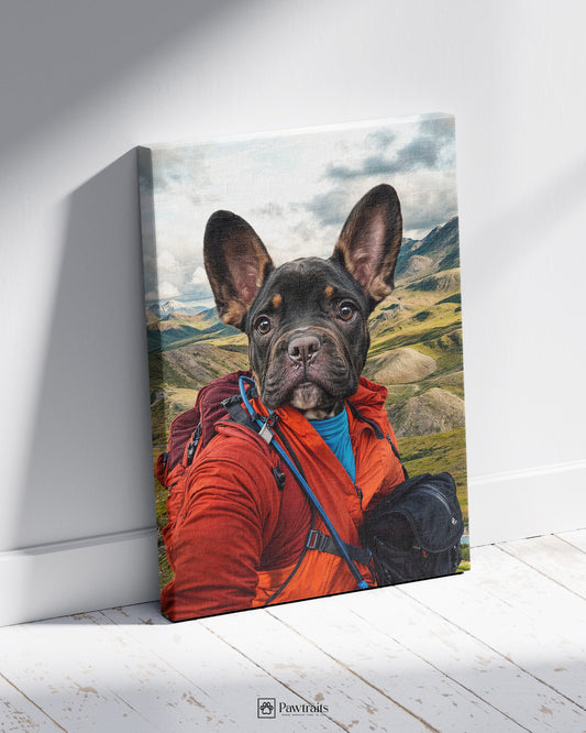 Hiking Buddy - Персонализиран портрет на канвас