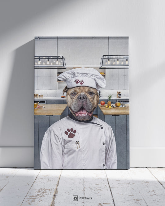 Culinary Canine - Персонализиран портрет на канвас