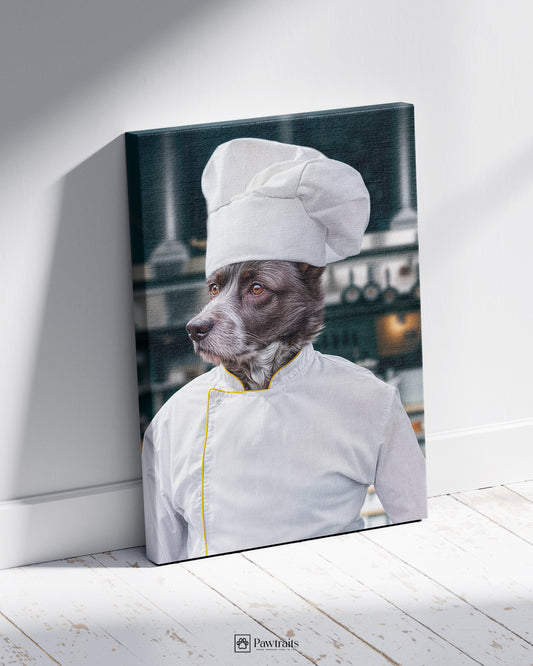 Chef Pup - Персонализиран портрет на канвас