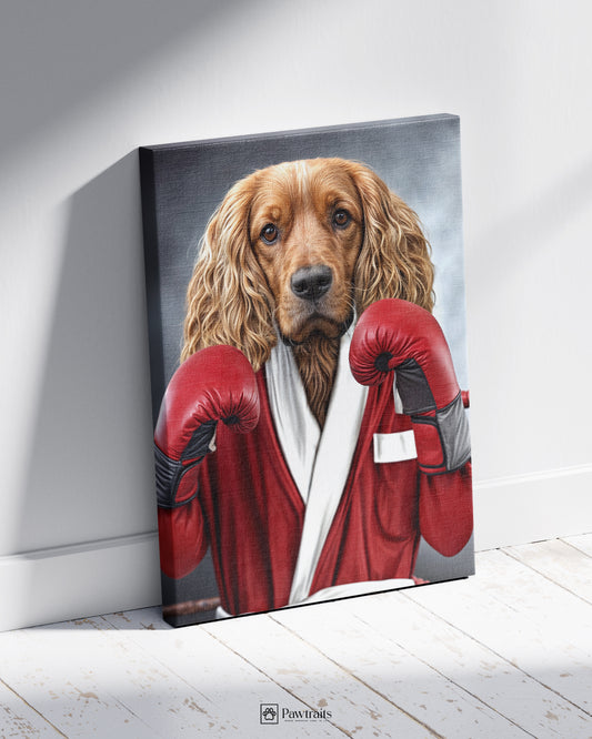 The Boxer - Персонализиран портрет на канвас