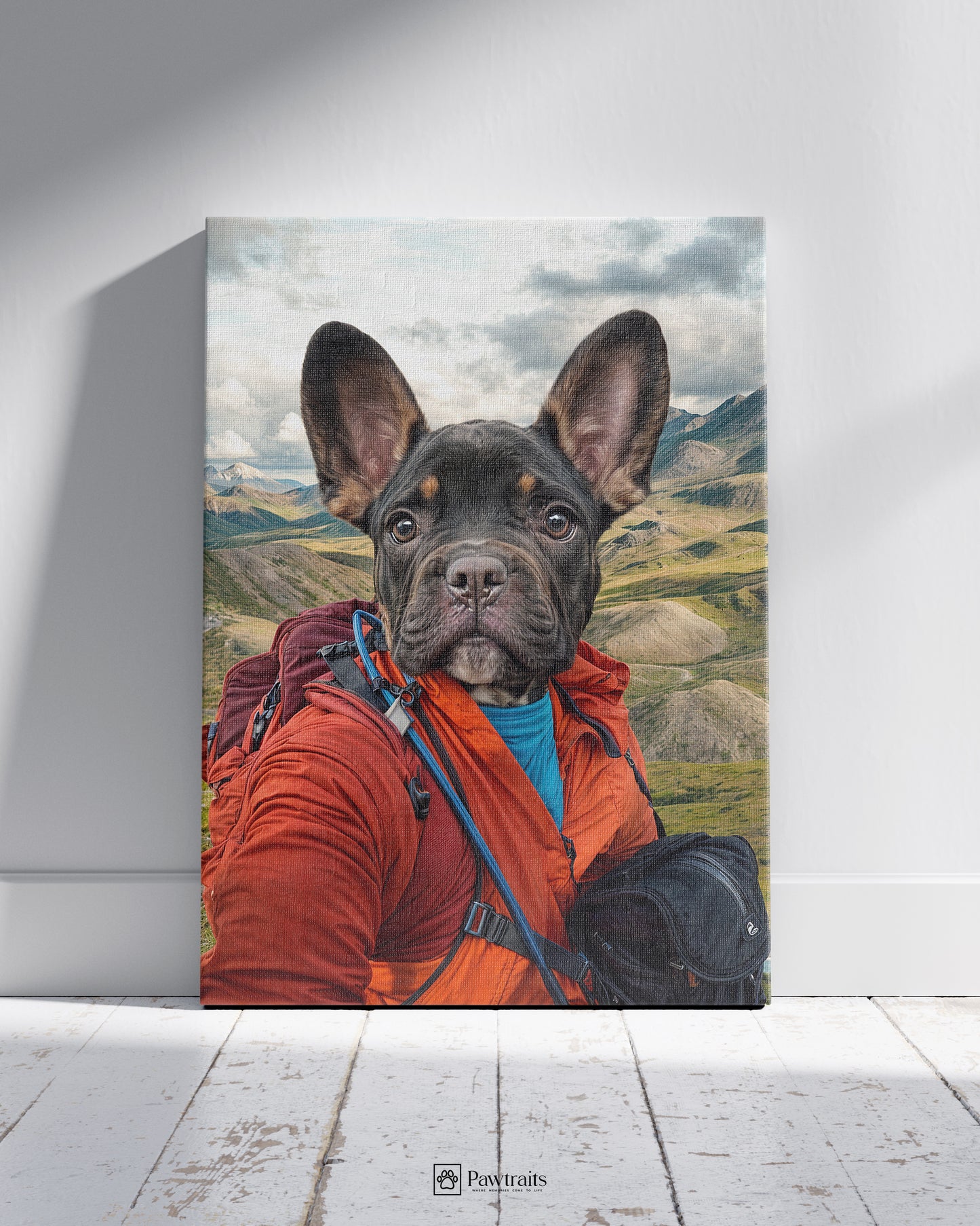 Hiking Buddy - Персонализиран портрет на канвас