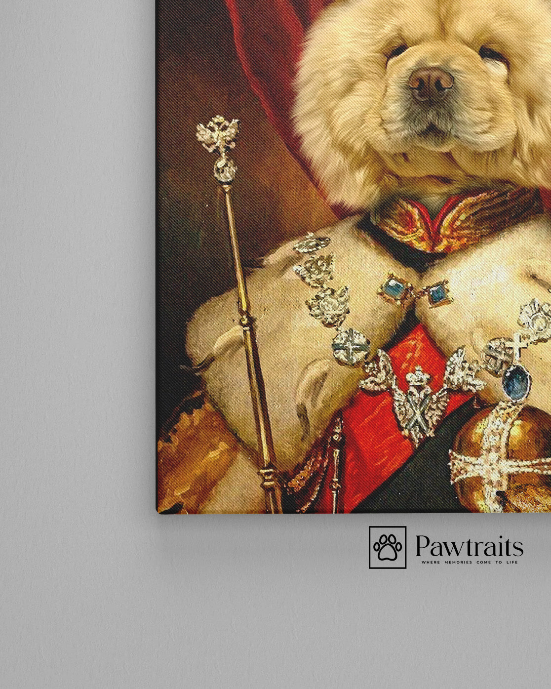 King Paw - Персонализиран портрет на канвас