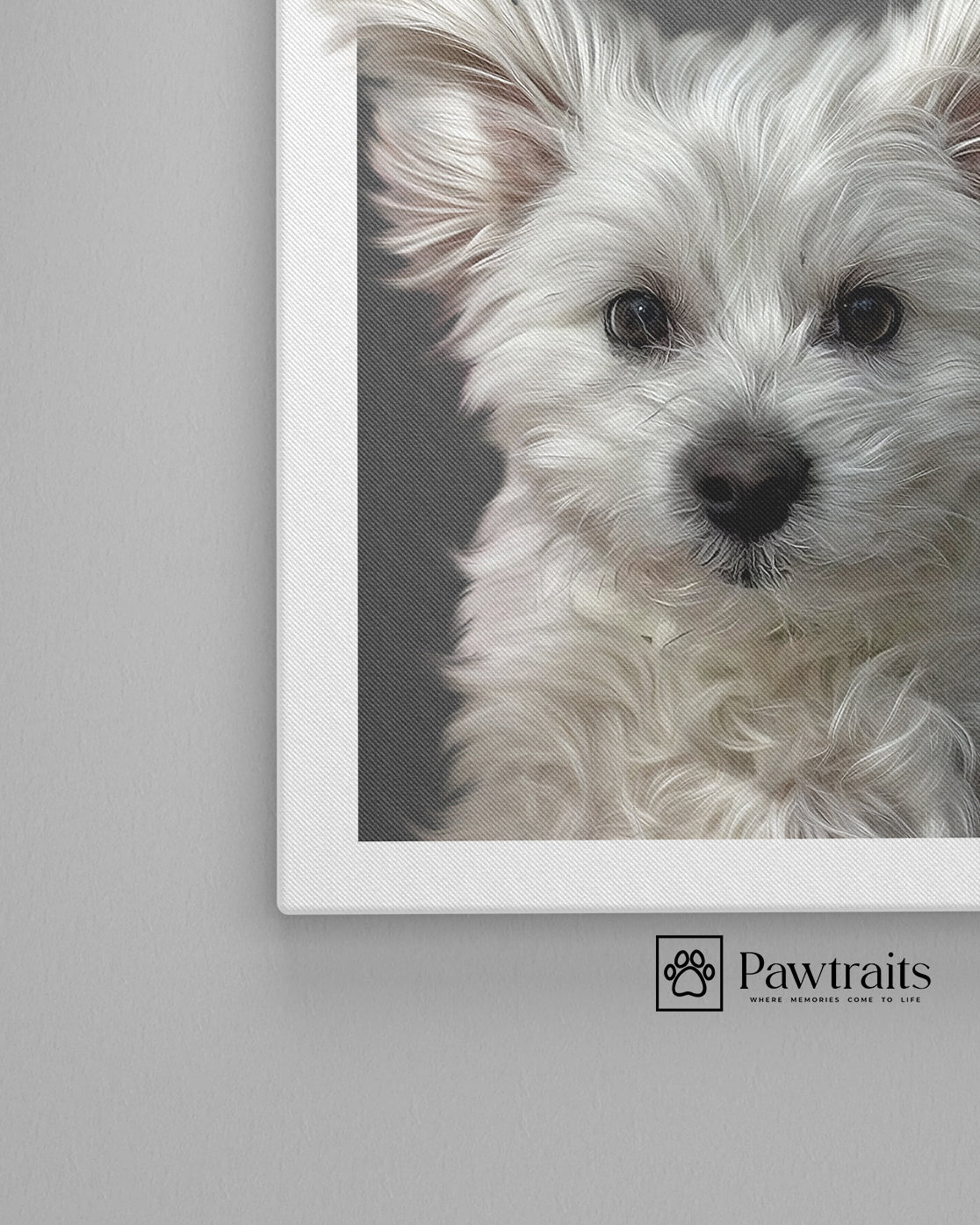 Outside Frame Minimalistic - Персонализиран портрет на канвас