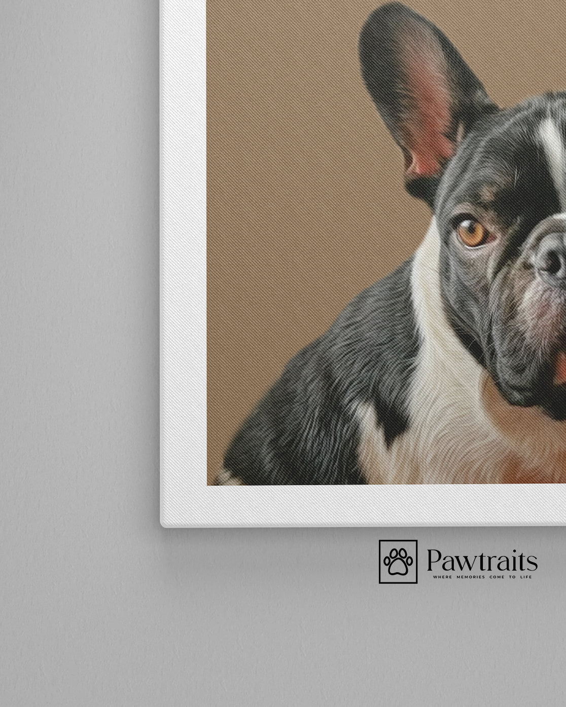 Outside Frame Minimalistic - Персонализиран портрет на канвас