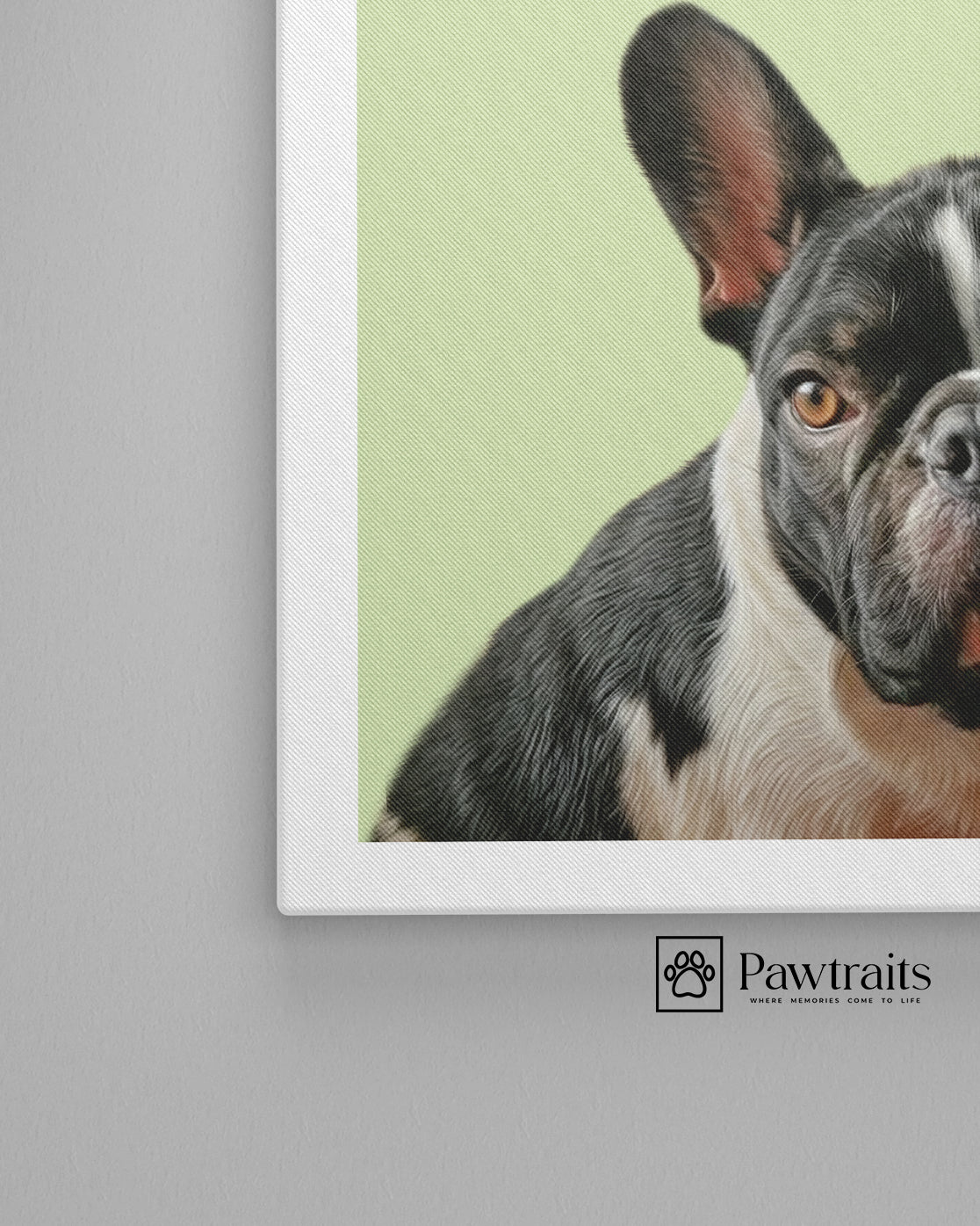 Outside Frame Minimalistic - Персонализиран портрет на канвас