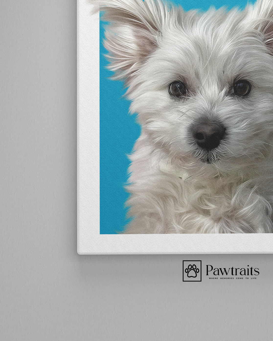 Outside Frame Minimalistic - Персонализиран портрет на канвас