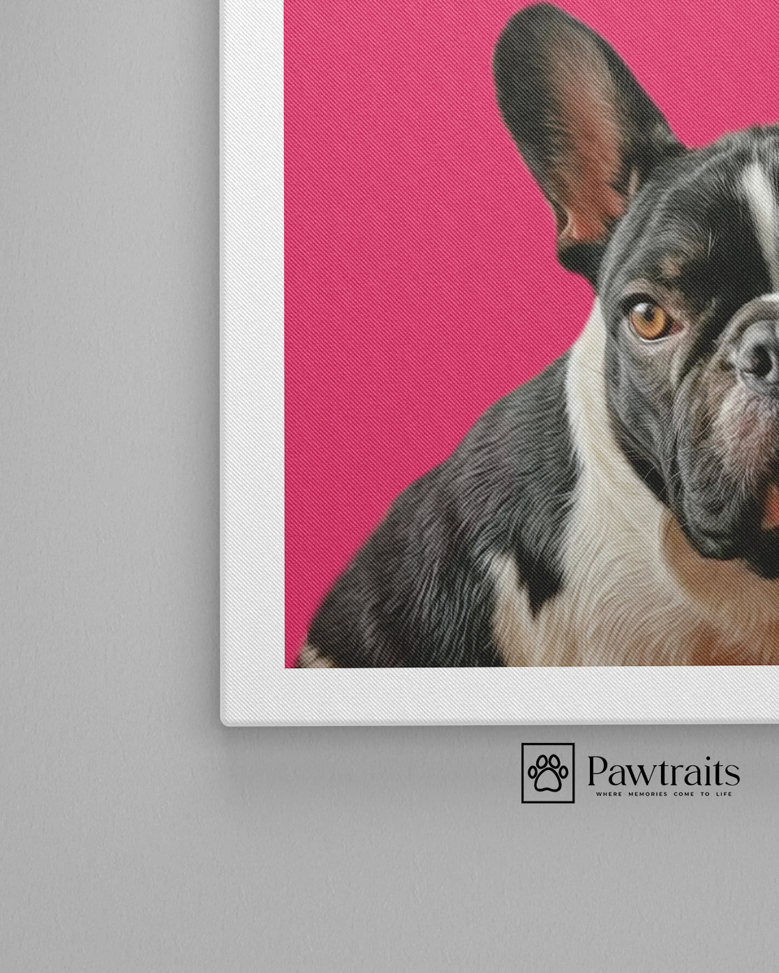 Outside Frame Minimalistic - Персонализиран портрет на канвас