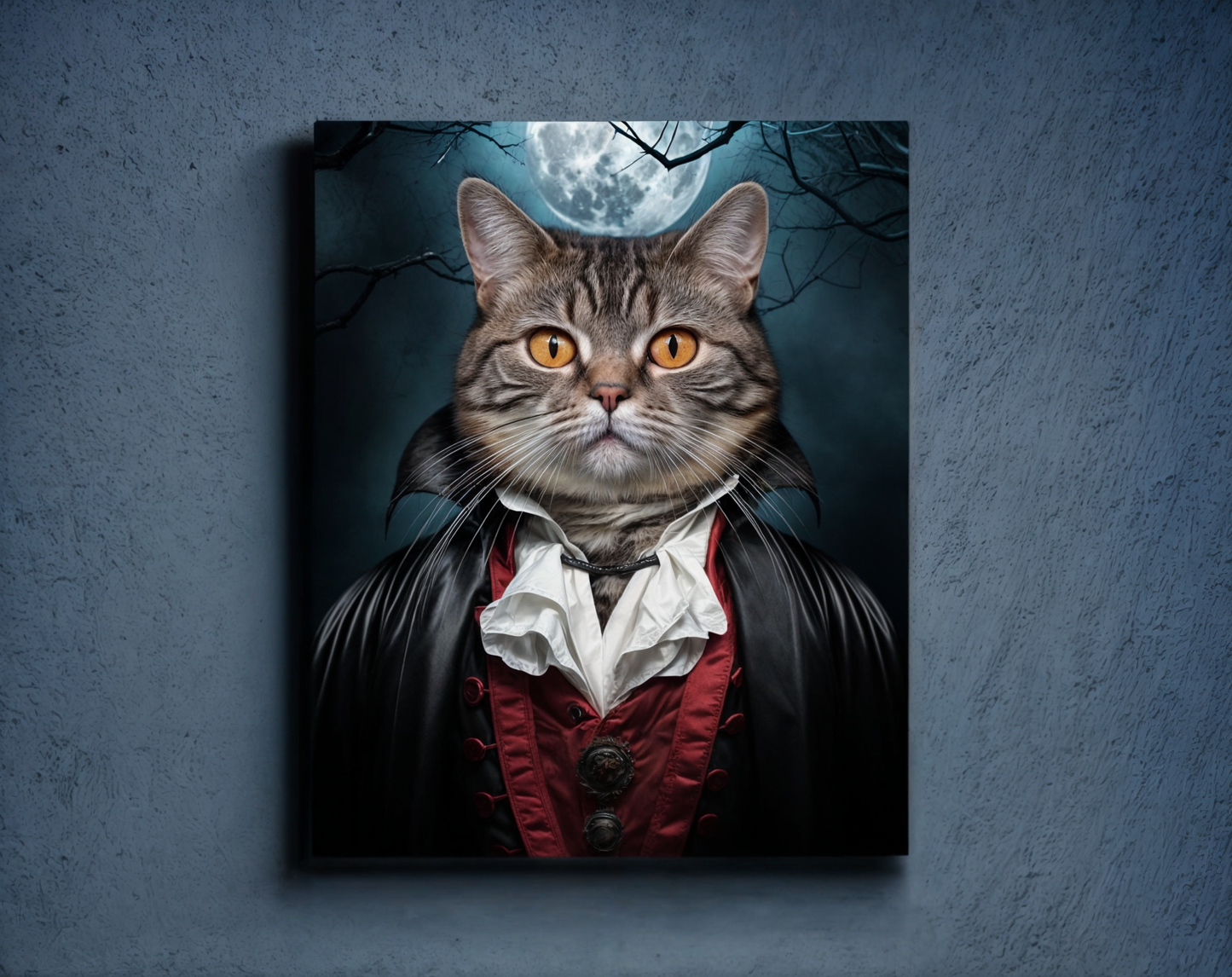 Meowcula - Персонализиран портрет на канвас