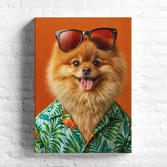 Tropicool Style - Персонализиран портрет на канвас