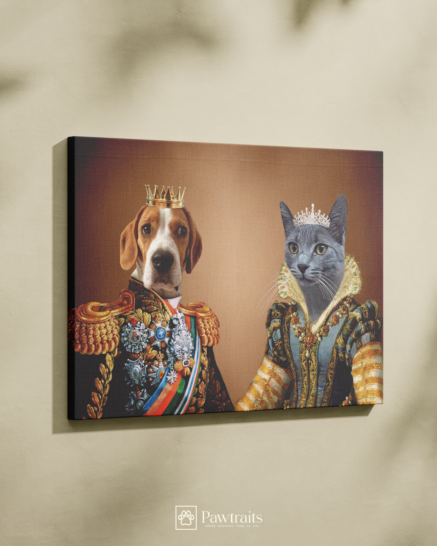 General & Queen - Персонализиран портрет за миленици