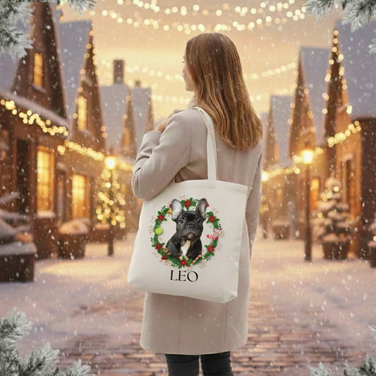 🎄 Holiday Tote Bag – Персонализирана торба со Вашето милениче