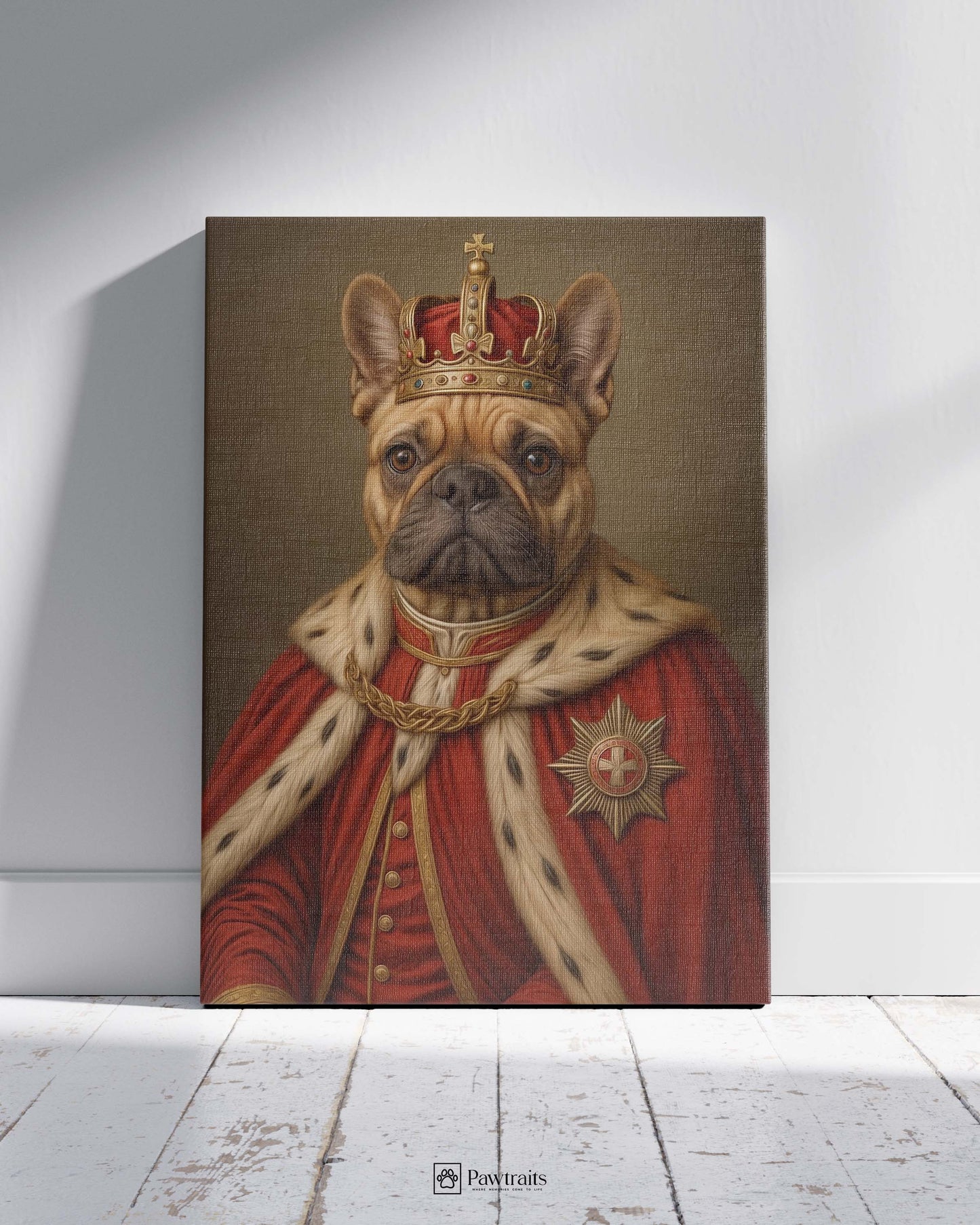 King Bark - Персонализиран портрет на канвас