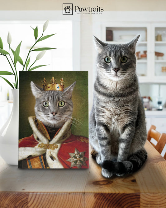 The King - Персонализиран портрет на канвас