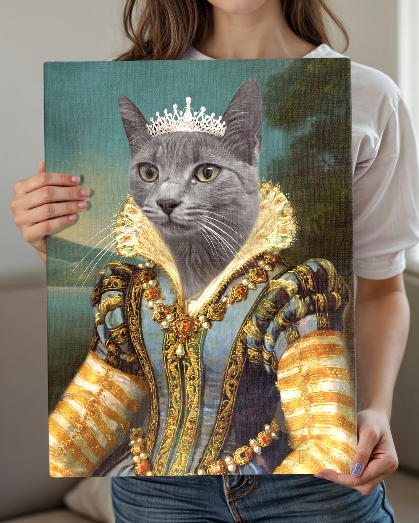 The Lady Princess - Персонализиран портрет на канвас