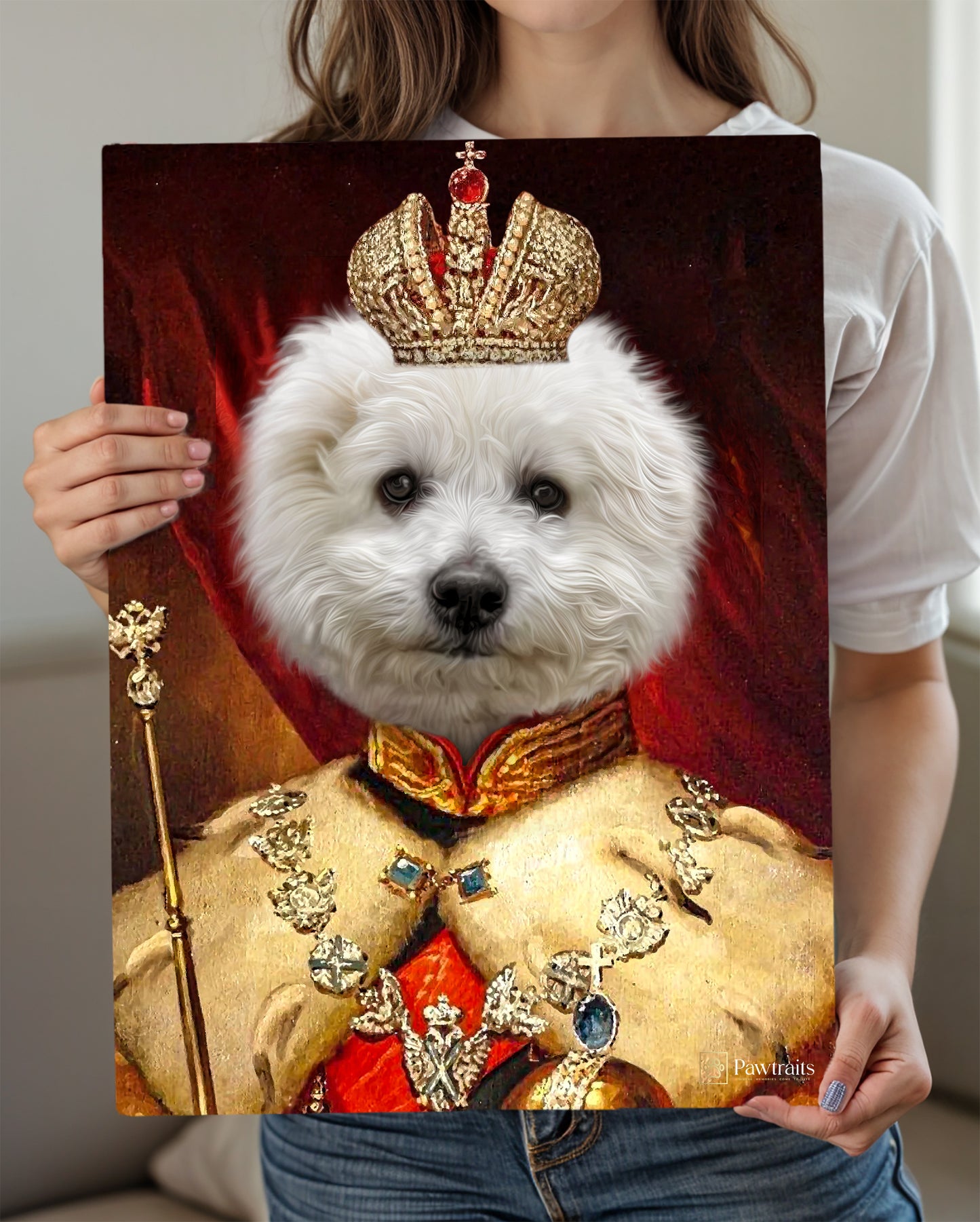 King Paw - Персонализиран портрет на канвас