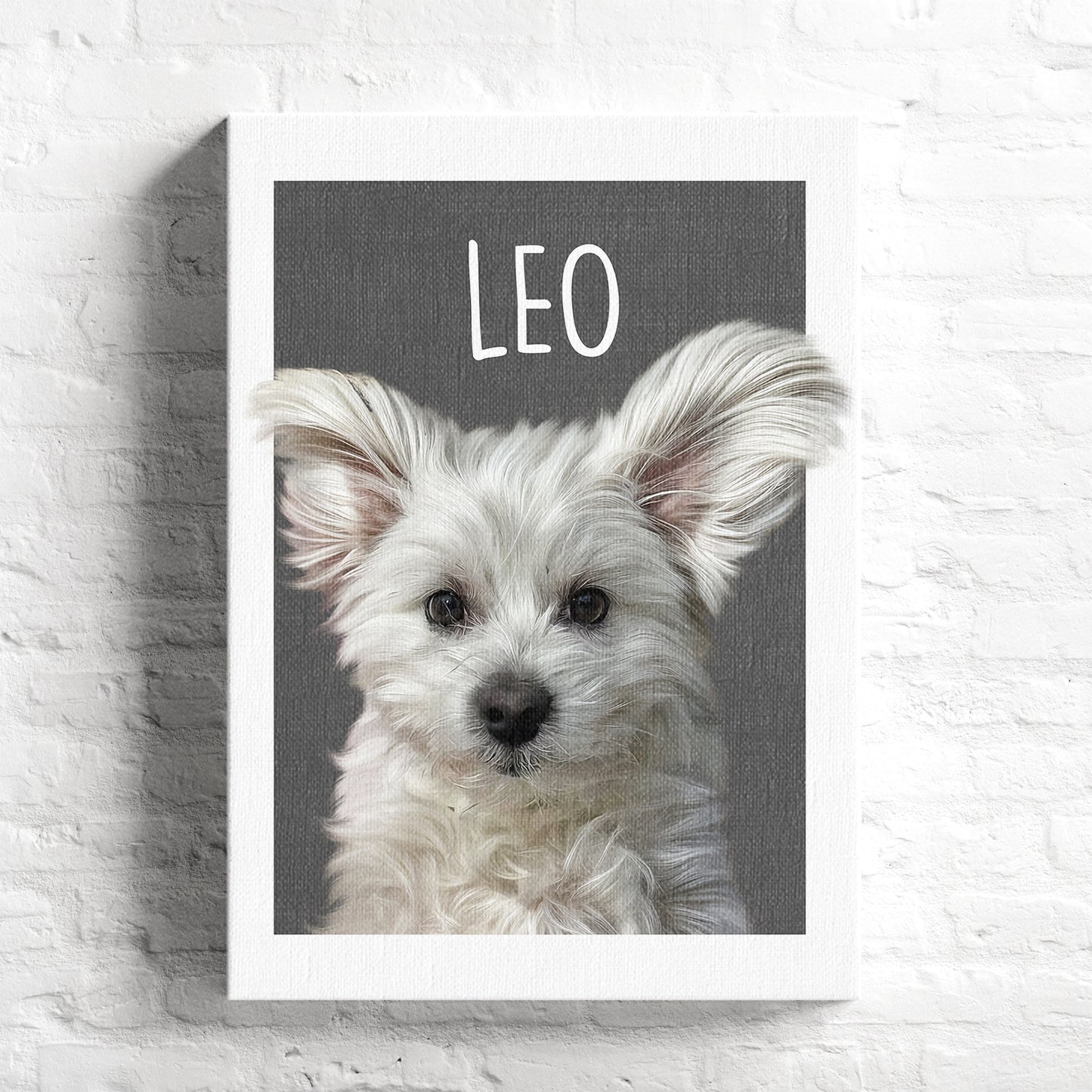 Outside Frame Minimalistic - Персонализиран портрет на канвас