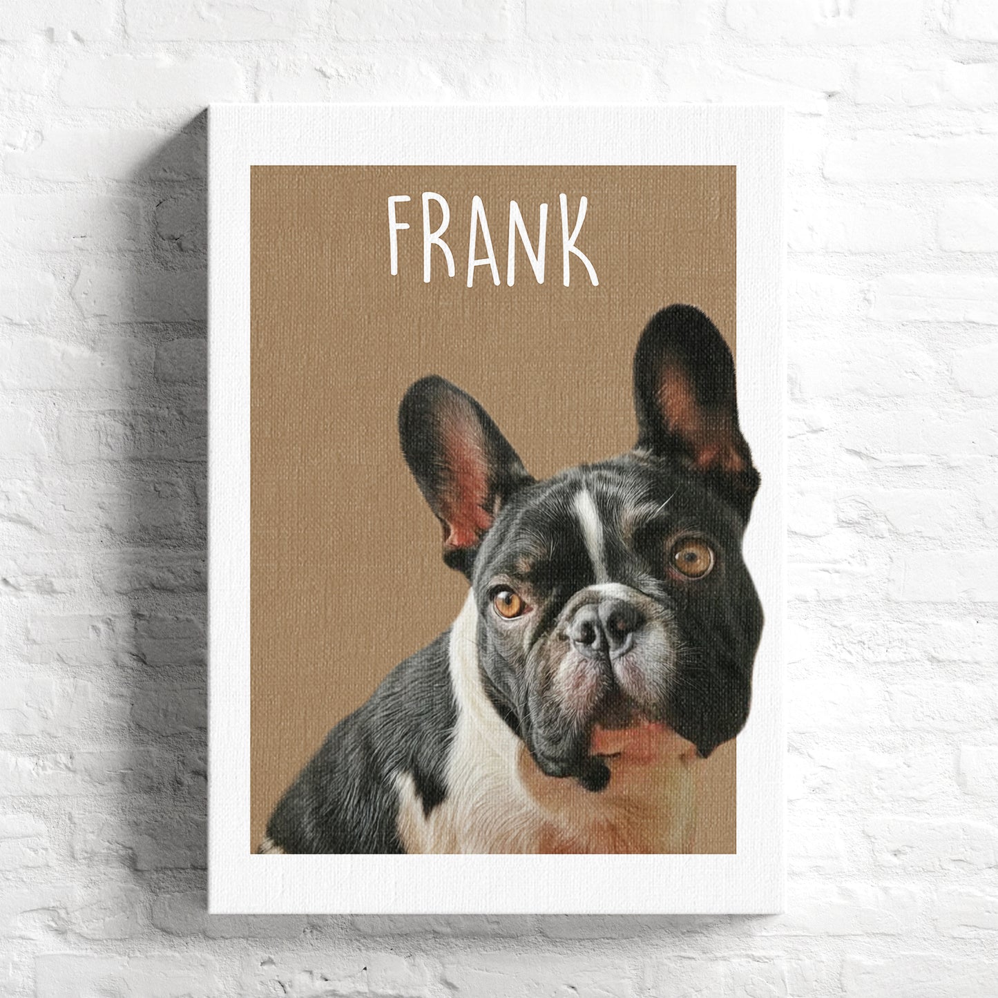 Outside Frame Minimalistic - Персонализиран портрет на канвас