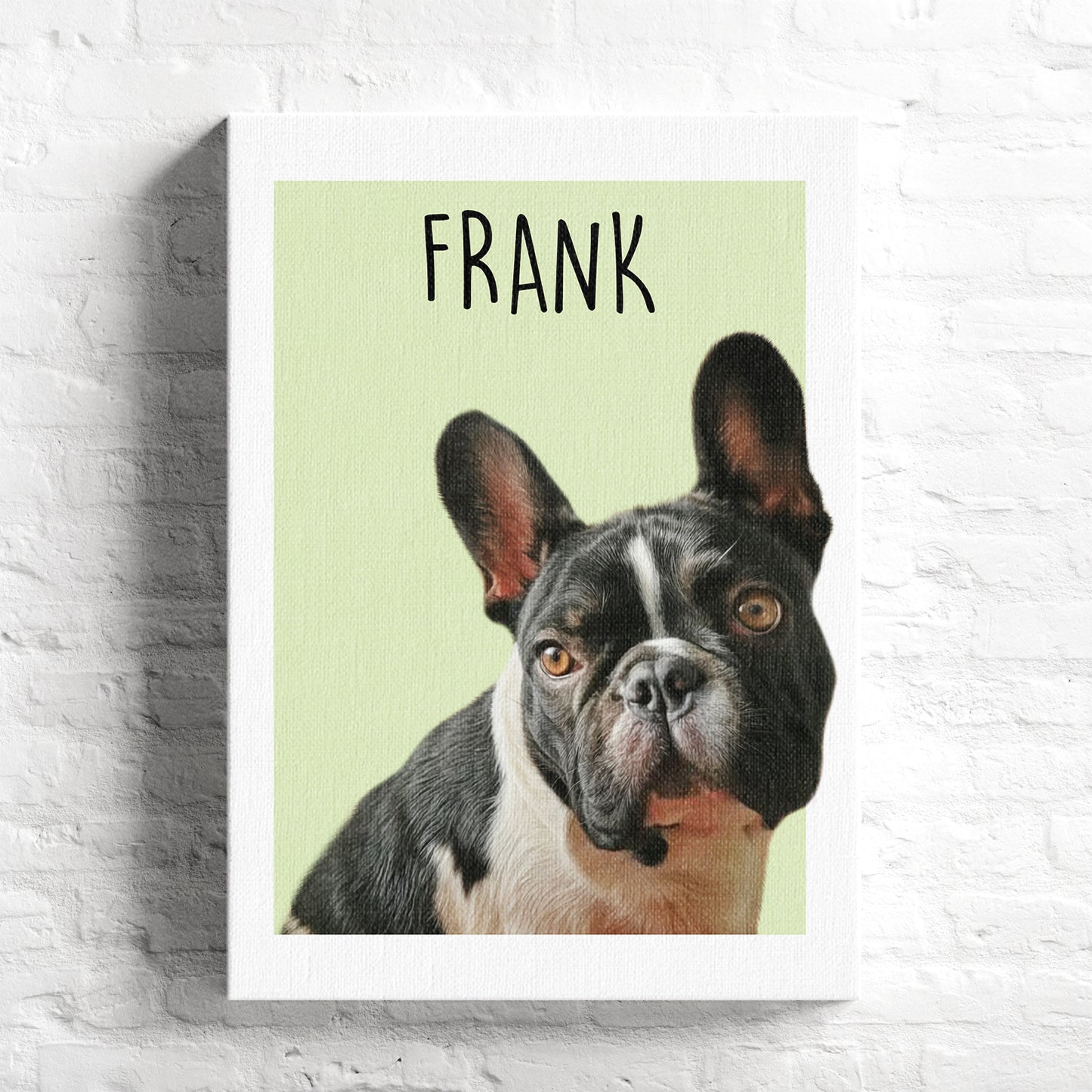 Outside Frame Minimalistic - Персонализиран портрет на канвас