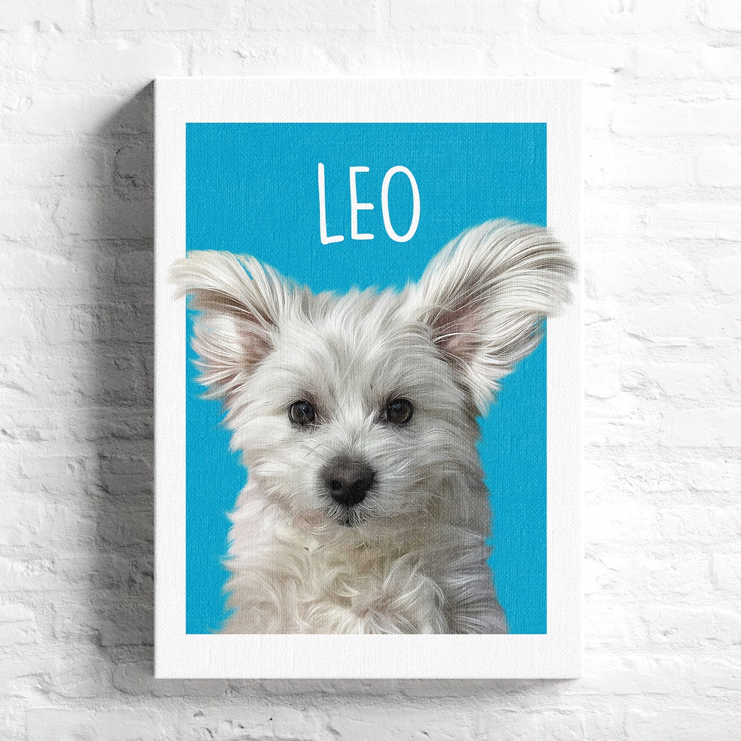 Outside Frame Minimalistic - Персонализиран портрет на канвас