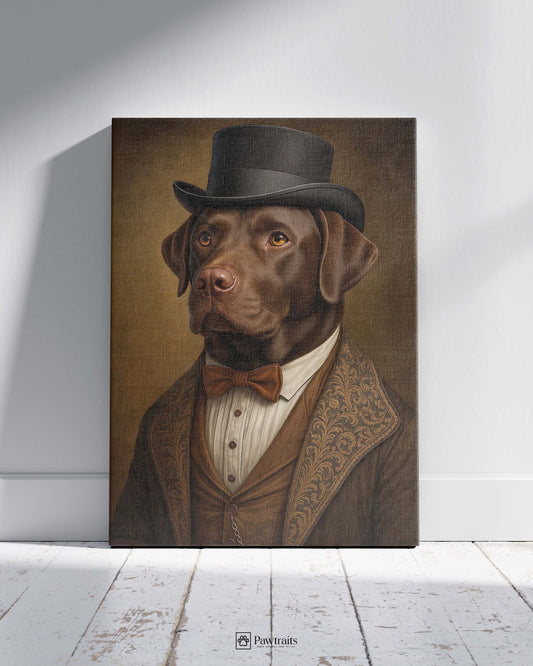 Lord Barkington - Персонализиран портрет на канвас